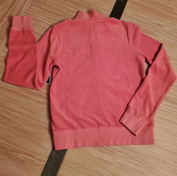 JUICY COUTURE FRZN STRAWBERRY FAIRFAX VELOUR HOODI - Picture 3 of 4